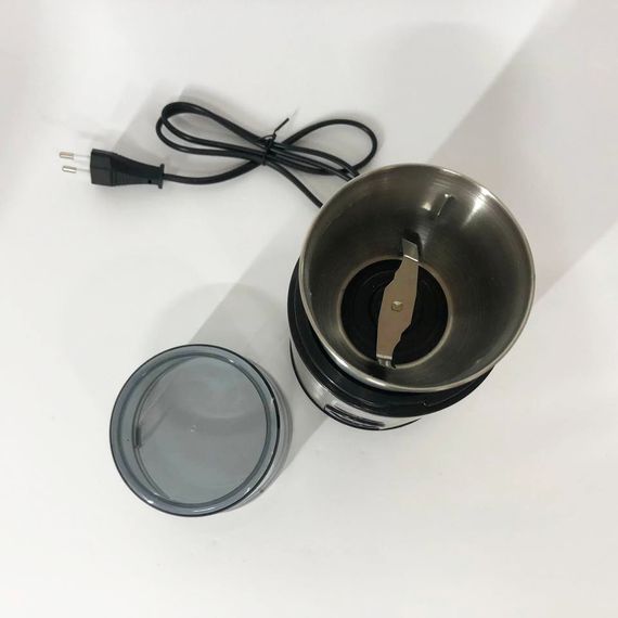 Кофемолка MAGIO MG-201 200 Вт, машинка для помола кофе, кофемолка мини, электрическая кофемолка для турки | Зображення 9