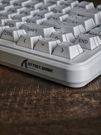 Магнітна клавіатура ATTACK SHARK X82 PRO HE white Contour Бездротова Ігрова | Зображення 6