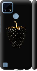 Чохол на Realme C21 Чорна полуниця "3585m-2321-24368"