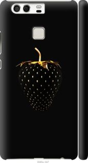 Чохол на Huawei P9 Чорна полуниця "3585m-347-24368"