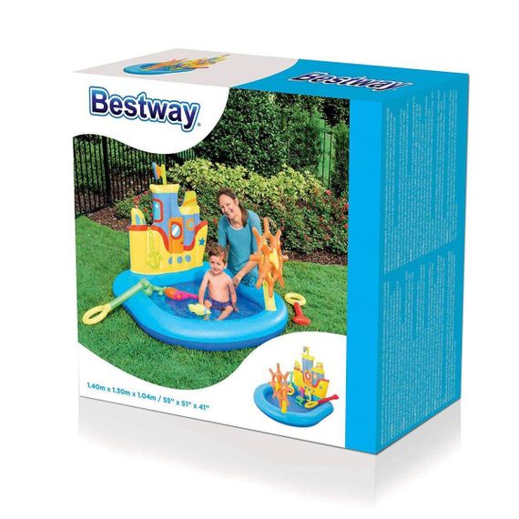 Ігровий центр Bestway надувний Кораблик 52211 140х130х104 см | Зображення 4
