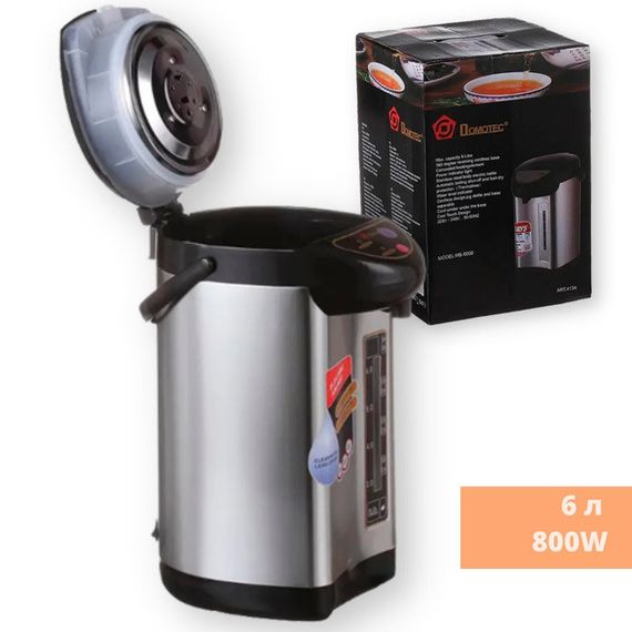 Термопот чайник-термос 6 л Domotec MS-6000 | Зображення 1