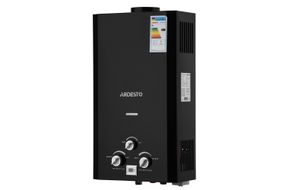 Газова колонка ARDESTO X1, 10 л/хв., 20 кВт, розпалювання від батарейок, дисплей, чорний (TFGBH-10B-X1-BLACK)