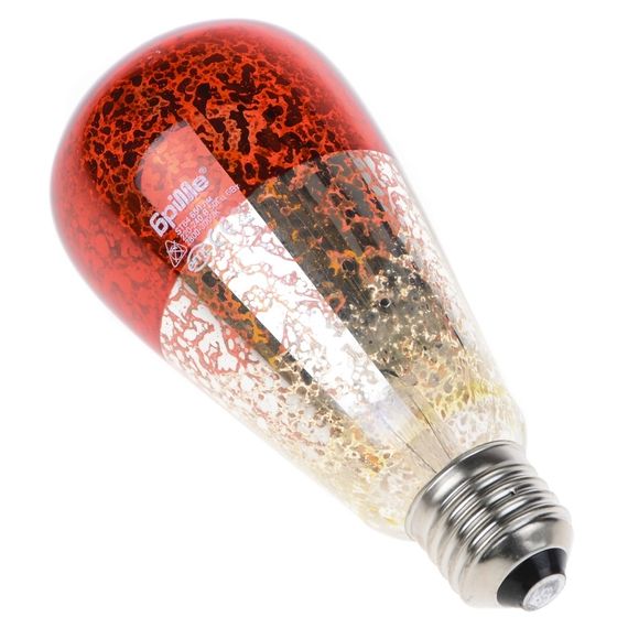 Лампа светодиодная LED 6W E27 COG WW ST64 RED 220V | Зображення 1