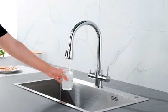 Кухонний змішувач Fabiano FKM 3122 Inox 8231.403.1151 | Зображення 3