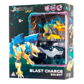 Детский игровой набор S5 L1 СОЛЕНТ Screechers Wild! EU686114 запускатель-бластер, машинка-трансформер