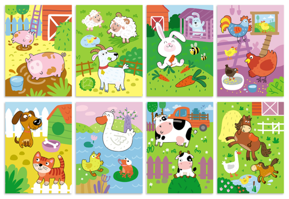 Набір розмальовки Dodo Малюй водою, Ферма (300311) | Зображення 2