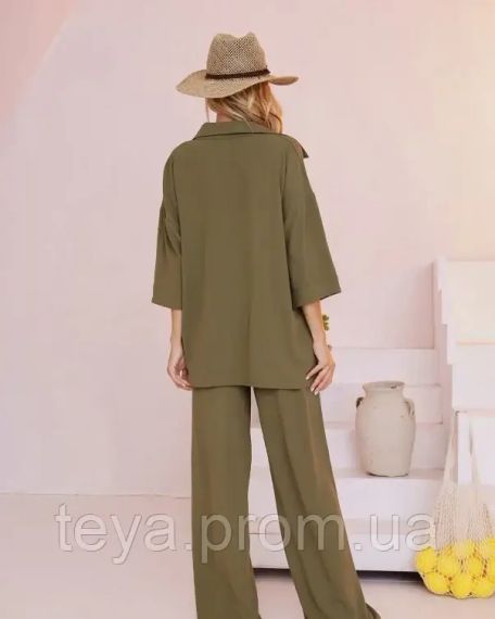 Костюм цвет хаки FI_005129 | Зображення 2