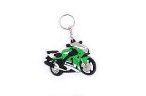 Брелок резиновый   байк   KAWASAKI   (зеленый)   (#YSK020)