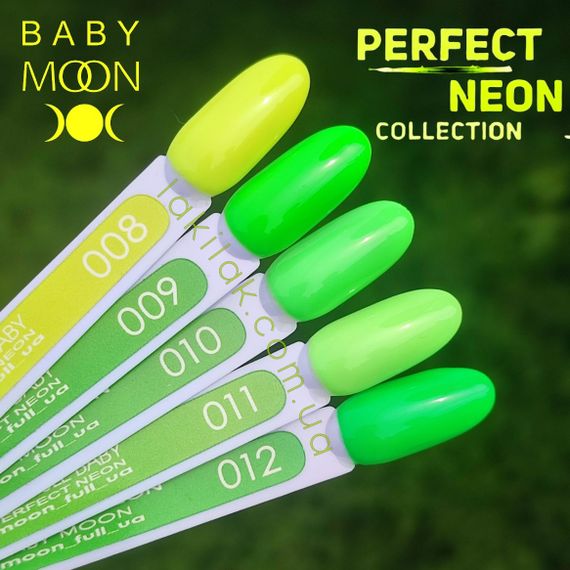 Гель-лак BABY MOON Perfect Neon №11 світло-салатовий, 6 мл | Зображення 1