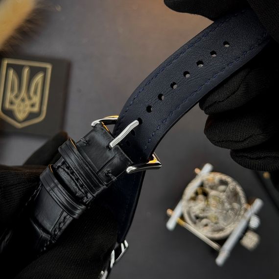 Класичний чоловічий годинник Awarder 022-3D Не Забуду Дім Silver-Black | Зображення 9