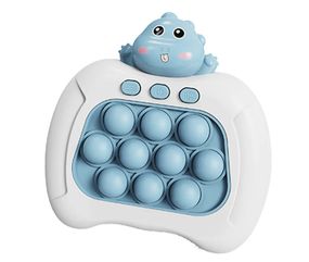 Электронный Поп Ит Интерактивный 4 Режима + Подсветка Детская Развивающая Игрушка Антистресс Pop It Pro Голубой Бегемот