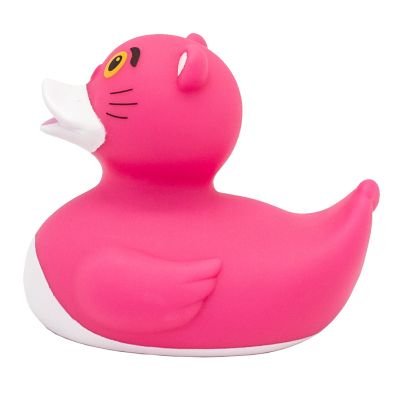 Іграшка для ванної Funny Ducks Качка Пантера Рожева (L1314) | Зображення 1