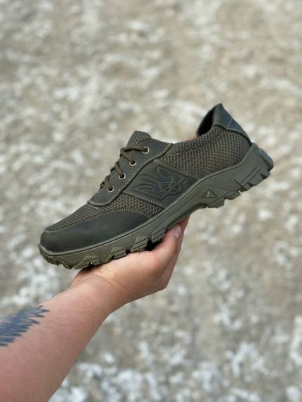 Літні кросівки "Тактичні 3D Olive" зі ступінатором | Зображення 5