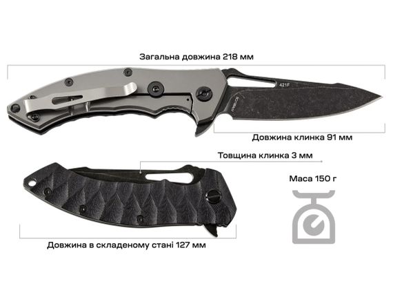 Ніж Skif Shark II BSW Black | Зображення 8