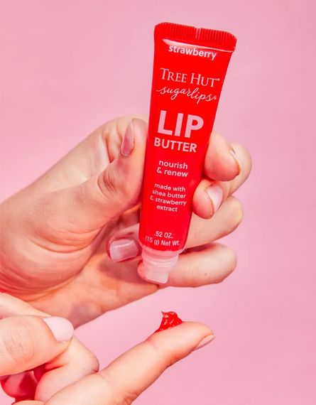 Баттер для губ Tree Hut Sugarlips Lip Butter - Strawberry (15 g) | Зображення 1
