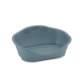 Stefanplast (Стефанпласт) Sleeper "Sleeper 5" Пластиковий лежак для собак і котів 96*68*38 см (сталевий-синій)