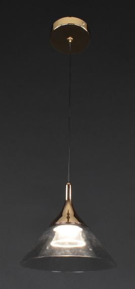 Люстра світлодіодна підвісна LED світильник для квартири на стелю лед 27139 Золото 25-180х20х20 см. | Зображення 1