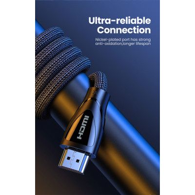 Кабель мультимедийный HDMI to HDMI 3.0m V2.1 HD140 Ugreen (80404) | Зображення 2