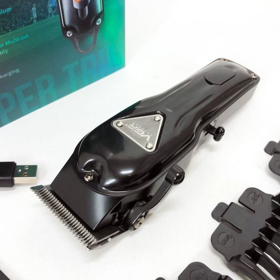 Электрическая машинка с насадкой для бороды, Домашние машинки для стрижки Електромашинка стрижки GK-14 | Зображення 2