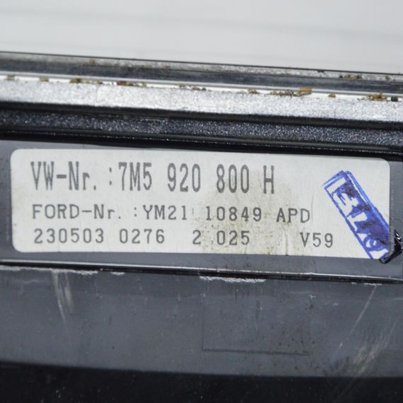 Приладова панель 1.9 TDI Ford Galaxy MK2 2000-2005 Щиток приладів Форд Гелексі 7M5920800H | Зображення 2