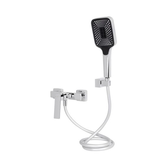 Змішувач для душу Qtap Capricorn з душовим гарнітуром Chrome (k35) QTCAP4060102C48221 | Зображення 2