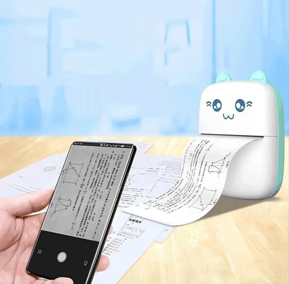 Портативний мінітермопринтер Bluetooth для етикеток і нотаток, безчорнильний кишеньковий принтер | Зображення 1