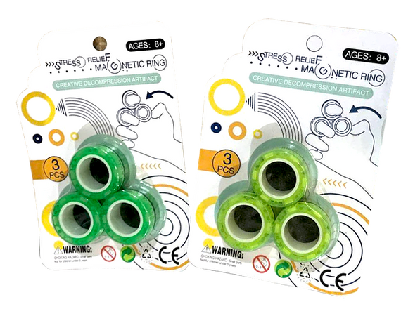 Магнітні обертові кільця спіннер Stress Relief Magnetic Rings