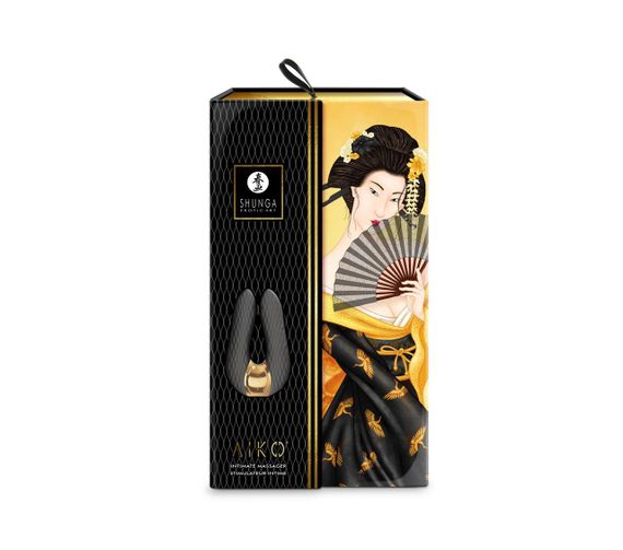 Вібратор для клітора Shunga Aiko Black, гнучкі кінчики | Зображення 5