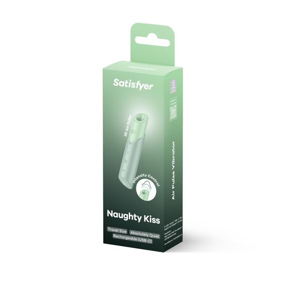 Вакуумний стимулятор Satisfyer Naughty Kiss, магнітна технологія 3D Air Pulse, 30 режимів роботи | Зображення 4