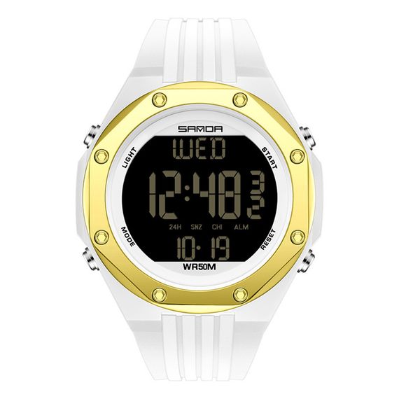 Часы Sanda 6093 White-Gold