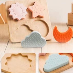 Логічна дерев'яна іграшка Сортер 4 предмети C 64053