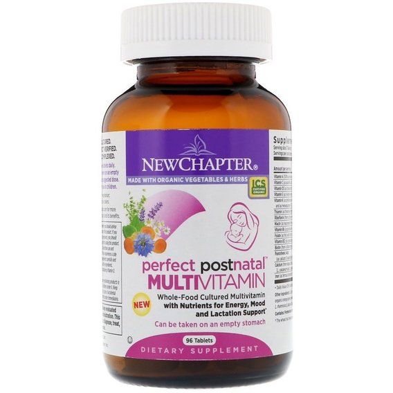 Вітамінно-мінеральний комплекс New Chapter Perfect Postnatal MultiVitamin 96 Tabs NCR-0376 | Зображення 1