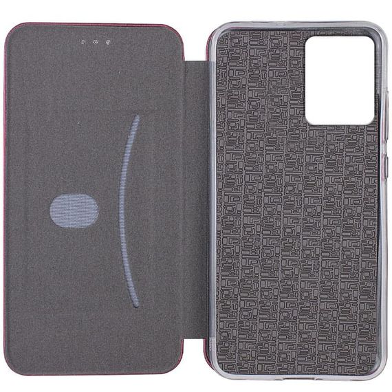 Шкіряний чохол-книжка Classy для Xiaomi Redmi Note 12 4G Бордовий | Зображення 2