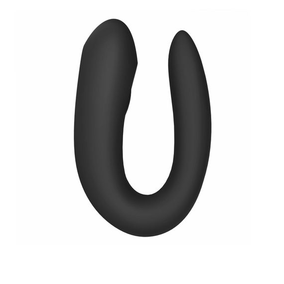 Смарт-вібратор для пар Satisfyer Double Joy Black із широким кліторальним стимулятором | Зображення 1