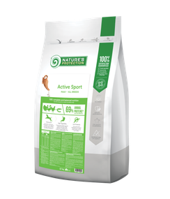 Корм Nature's Protection Active Sport Adult All Breeds для взрослых спортивных, охотничьих и служебных собак 12 кг