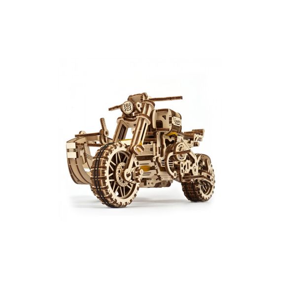 Конструктор Ugears Мотоцикл Scramber з коляскою (6336921) | Зображення 1