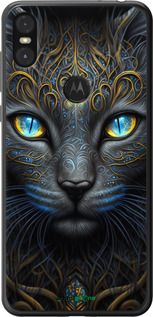 Чохол на Motorola One Кішка "5548t-1589-2448"