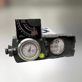 Компас KONUS KONUSTAR 10, цвет Серый, жидкостный артиллерийский компас для военных