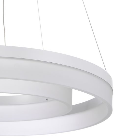 Светильник потолочный подвесной светодиодный BR-962S/36W+24W WH led | Зображення 4