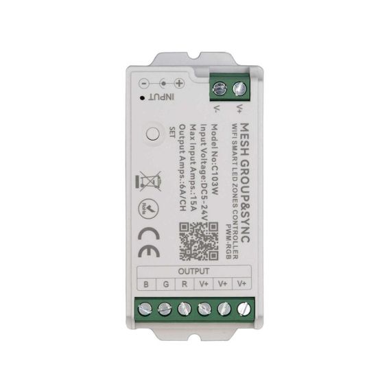 Контролер управління PROLUM 4-Zone RGB Wi-Fi TUYA 15A Max Series HomeLink