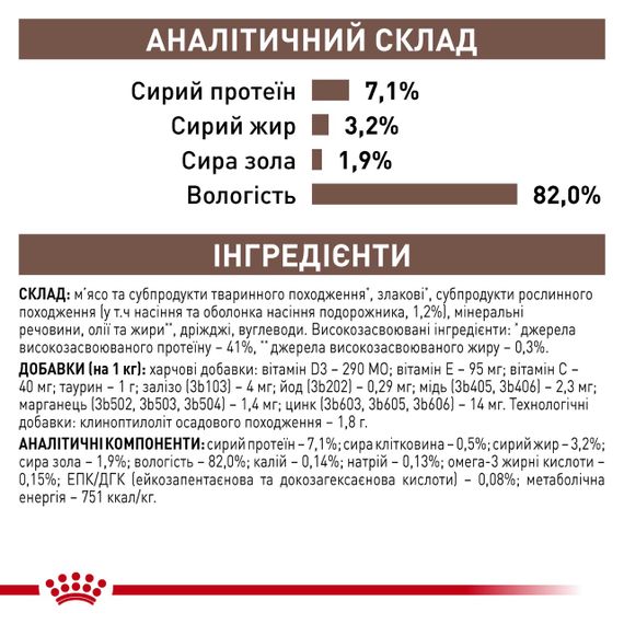 Вологий корм для котів із проблемами ШКТ Royal Canin Gastrointestinal Fibre Response Feline, 85 гр | Зображення 6