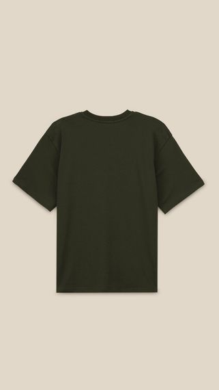 Футболка однотонна для хлопчика LAWA BBC02307 152 см Хакі shop (2000999200397) | Зображення 2