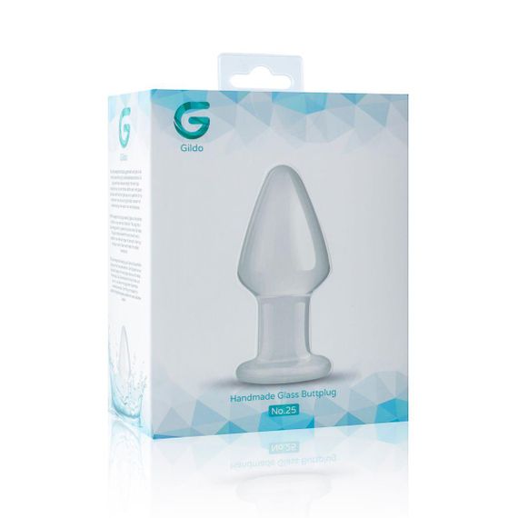 Скляна анальна пробка Gildo Glass Buttplug No. 25 Sex Aura | Зображення 3