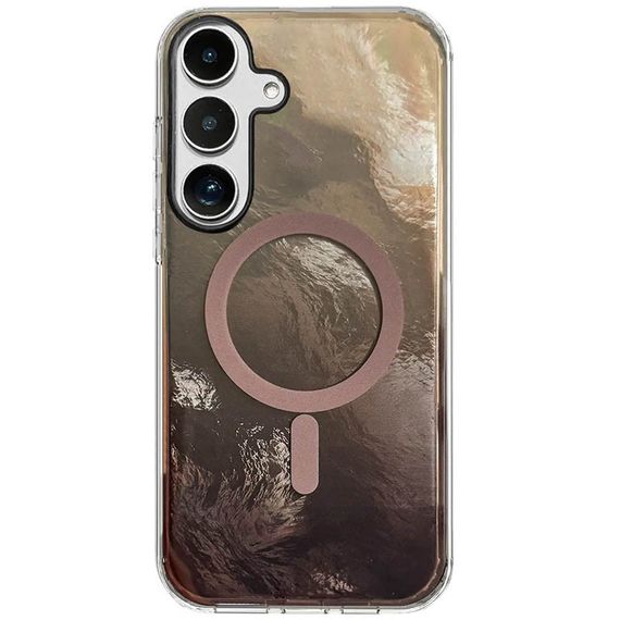 Чохол TPU Shiny Mountain Magnetic Fit для Samsung Galaxy S23 FE Chocolate