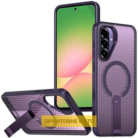Чохол TPU Breeze with MagSafe stand для Xiaomi Redmi 14C / Poco C75 Purple