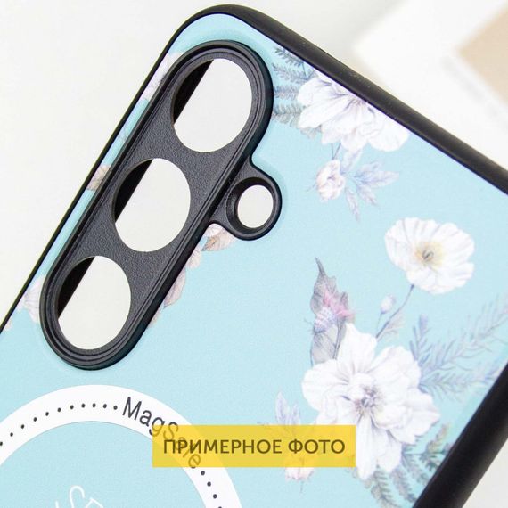 TPU+PC чохол Secret Garden with MagFit для Samsung Galaxy S23 FE Mint | Зображення 5