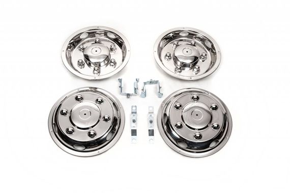 Колпаки из нержавейки Эксклюзив V2 (2 катковые, 4 шт) для Mercedes Sprinter W907/W910 2018- гг | Зображення 2