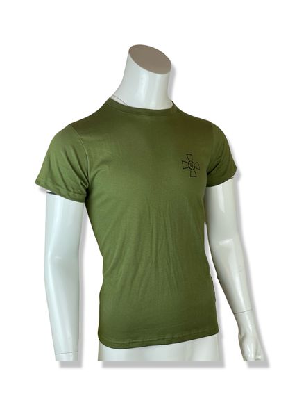 Футболка олива (однотонна) розмір 44 | Зображення 2