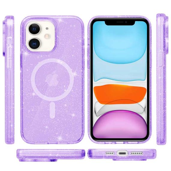 Чохол TPU Galaxy Sparkle (MagFit) для Apple iPhone 11 (6.1") | Зображення 1